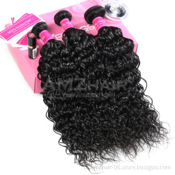 Wholesale Wet And Wavy Brazilian Hair Weave Bundle Vendors In China Mink Virgin Cuticle Aligned Human Hair Extension Water Wave